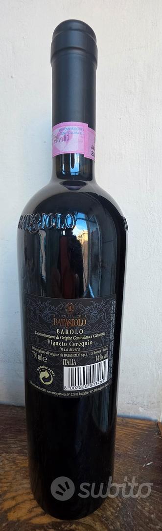 Vino Barolo 2001 Beni di Batasiolo (La Morra) - Collezionismo In