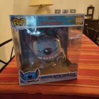 funko pop jumbo lilo e stitch "stitch with ukulele