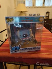 funko pop jumbo lilo e stitch "stitch with ukulele