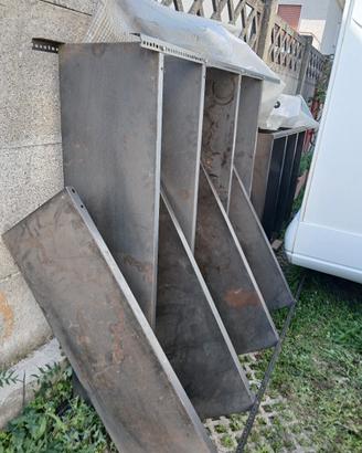 TRE SCAFFALI RINFORZATI
