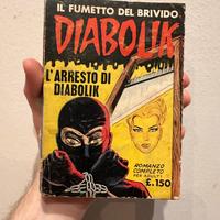 Diabolik n 3 fumetto prima serie originale SODIP
