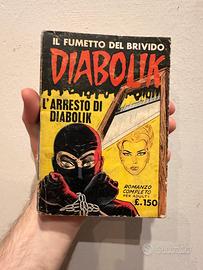 Diabolik n 3 fumetto prima serie originale SODIP