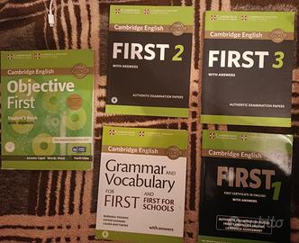 libri esame certificazione inglese Cambrdige First