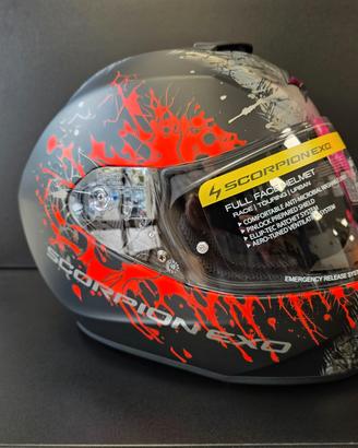 SCORPION Casco Integrale EXO 391 - WOLF - Red
