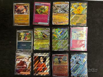 Lotto Pokemon 500 carte miste Reverse C/NC EX