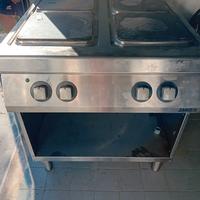 Piano cottura professionale 4 piastre Zanussi