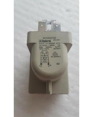 Filtro antiparassiti  Lavatrice WHIRLPOOL DLC 7012