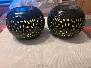 Lampade da esterno con pannello solare