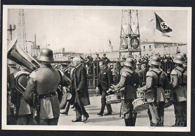 FOTO TEDESCA VISITA HINDENBURG PROPAGANDA NSDAP WW