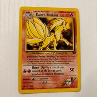 Blaine’s ninetales carta pokemon