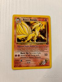 Blaine’s ninetales carta pokemon