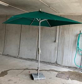 Ombrellone giardino Glatz 2,1 x 2,5 m + base 40kg