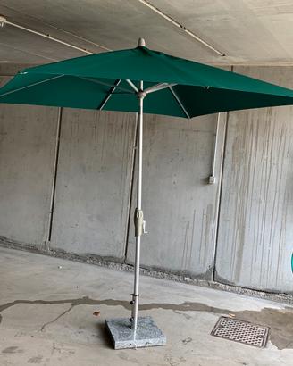 Ombrellone giardino Glatz 2,1 x 2,5 m + base 40kg