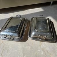 Set di due vassoi da portata