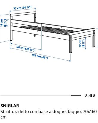 letto Ikea siniglar bambini 