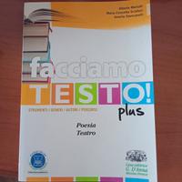 libro facciamo testo plus italiano