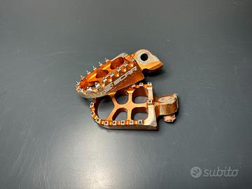 PEDANE SCAR ARANCIONI KTM HUSQVARNA 125 250 450