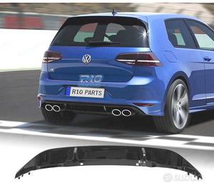 DIFFUSORE VOLKSWAGEN VW GOLF 7 12-17 LOOK R LINE 0