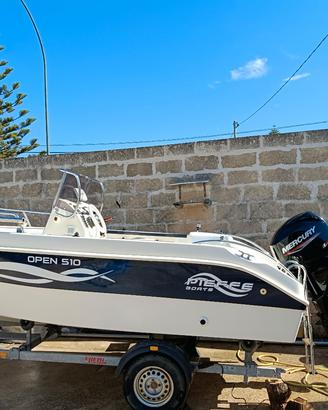 open 510 con Mercury 40 pro 