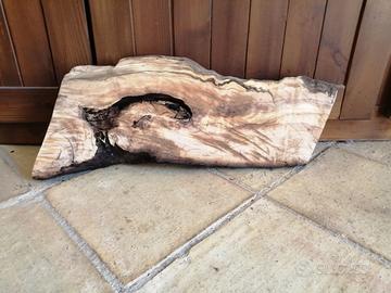 fetta di legno d'ulivo 