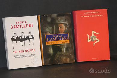 Libri Camilleri - paura Montalbano cane terracotta