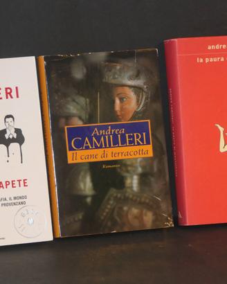 Libri Camilleri - paura Montalbano cane terracotta