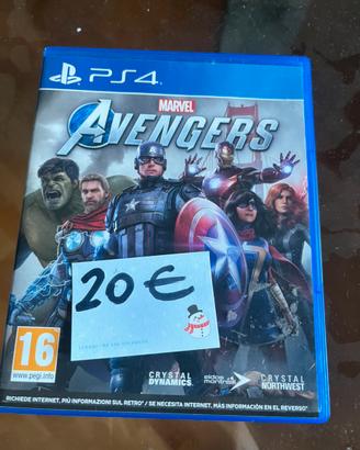 Videogioco avengers per ps4/5