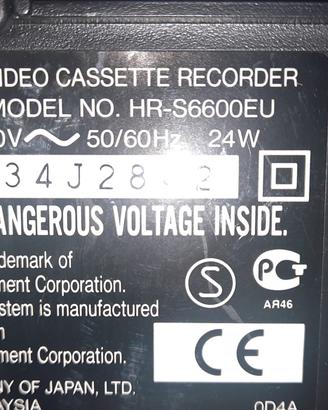 registratore jvc