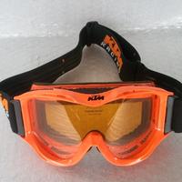 OCCHIALI CROSS KTM ORIGINALI CON CUSTODIA usati