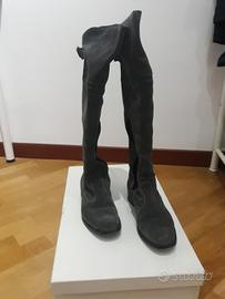 Stivali donna camoscio grigio nr 38
