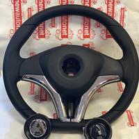 Volante aixam minauto con inserti cromati