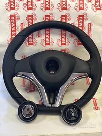 Volante aixam minauto con inserti cromati