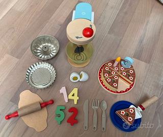 Set gioco Pasticceria-legno, metallo, plastica