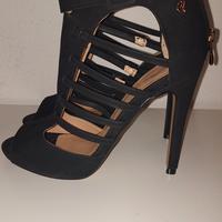 Sandali neri Guess con tacco n°38