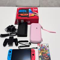NITENDO SWITCH OLED niovo usato poche ore!!!