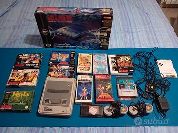 Snes super nintendo e 10 giochi