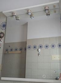 Specchio da bagno bianco