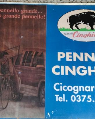 Cartellone pubblicitario PENNELLI CINGHIALE