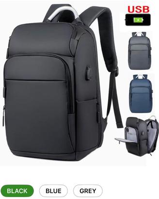 Zaino con uscita usb integrata