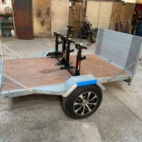 CARRELLO PORTA COSE PORTA MOTO RESTAURATO