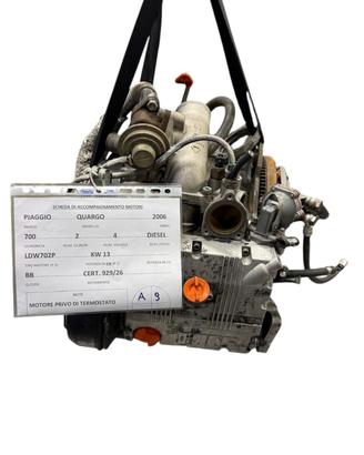 MOTORE COMPLETO PIAGGIO Quargo 1° Serie LDW702/P