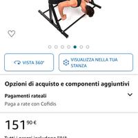 Sbarra autoportante regolabile