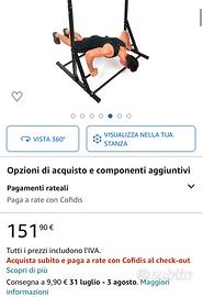 Sbarra autoportante regolabile