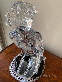 Statuetta in vetro Murano del Maestro Risin.