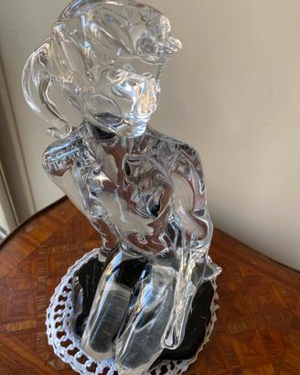Statuetta in vetro Murano del Maestro Risin.