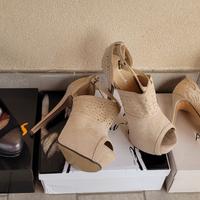 set 3 paia di scarpe nuove 38 e 37