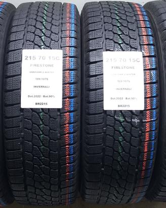 4 GOMME 215 70 15C FIRESTONE BR2215
