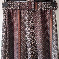 Gonna pantalone stampato