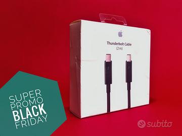 Apple Thunderbolt Cable - Black - 2m [SIGILLATO]