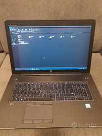 hp zbook G3 17 pollici i7 32gb ram